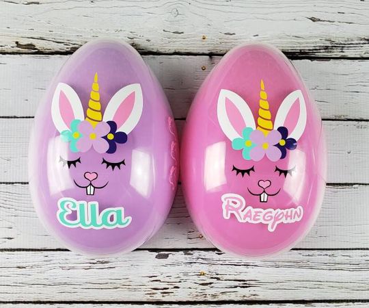 Personalized Easter Egg, Easter gift, Unicorn Easter Egg