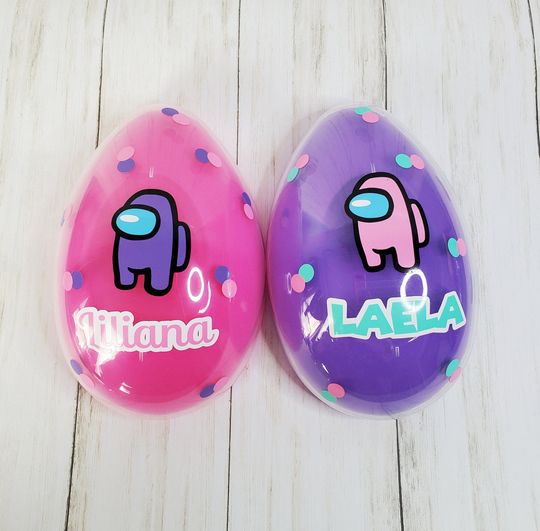 Personalized Easter Egg, Among us easter, Easter basket