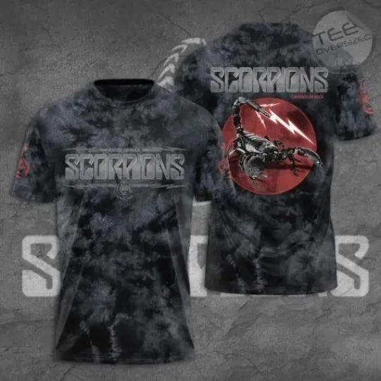 Discover Scorpions Band 3D T-Shirt