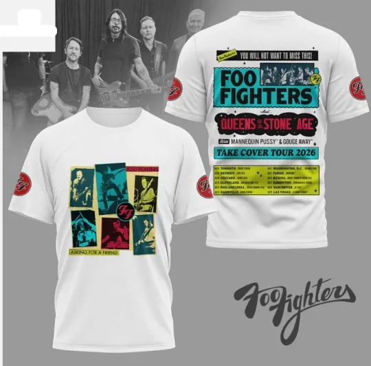 Discover FF Band Fighter 2026 Take Cover Tour 3D Shirt Unisex