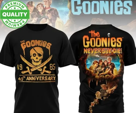 The Goonies 1985 40th Anniversary 3D AOP T Shirt Unisex