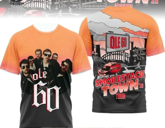 Discover Ole 60 Smokestack Town Tour 2026 3D T-Shirt
