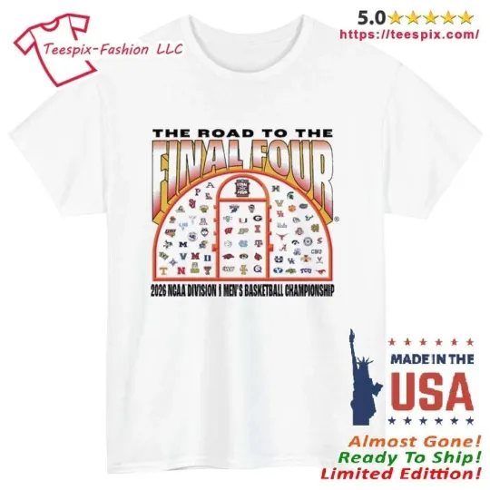 Discover 68 Teams 2026 NCAA Men’s Basketball Tournament March Madness Final Four Shirt