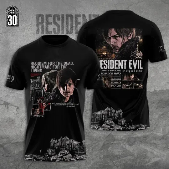 Discover Resident E Requiem 3D Apparel Unisex Full Size