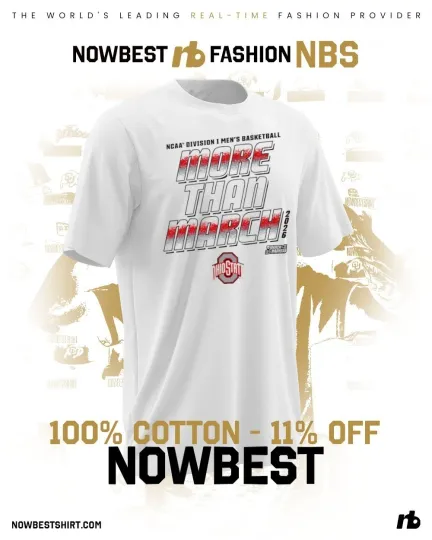 Discover Buckeyes 2026 March Madness NCAA D1 Men’s Basketball More Than March shirt
