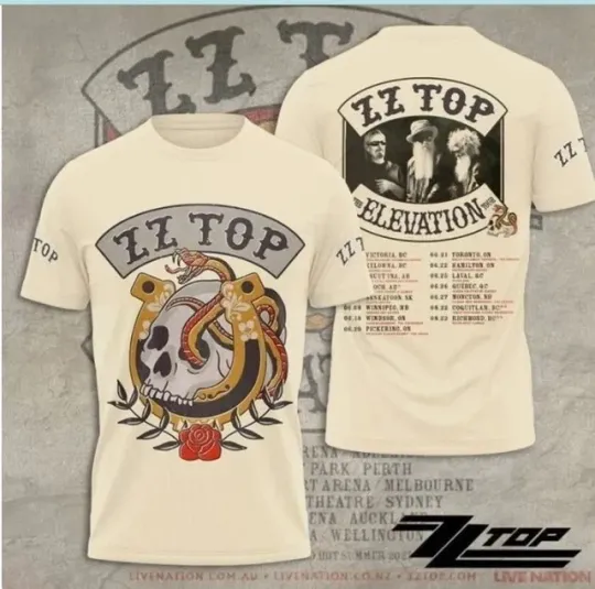 Discover Zz Top 3D T-Shirt Gift For Fans