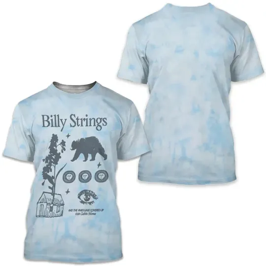 Discover Billy Stringss Fall 2025 Tour North American Merch 3D T-Shirt