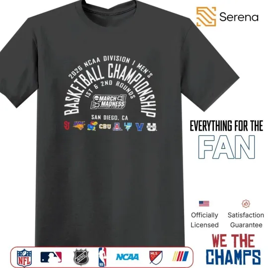 Discover 2026 NCAA Division 1 Men’s basketball Championship March Madness San Diego shirt