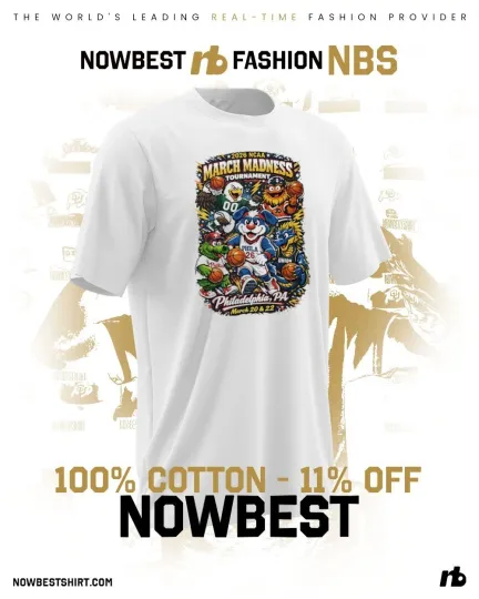 Discover 2026 March Madness Tournament Philadel PA mascots shirt