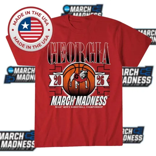 Discover GA bulldogs Men's Basketball 2026 March Madness Unisex T-Shirt