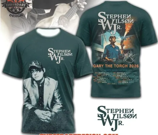 Discover Stephen Wilson Jr. Gary The Torch 2026 3D T-Shirt