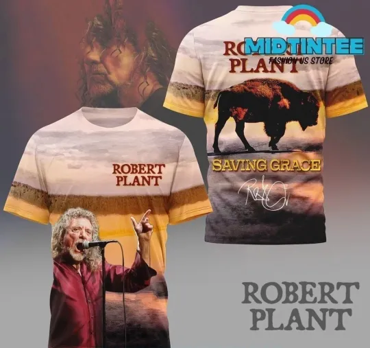 Robert Plant Saving Grace 2025 AOP 3D shirt