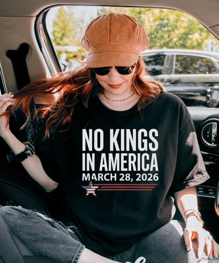 Discover No Kings In America March 28 2026 Comfort Colors Tee
