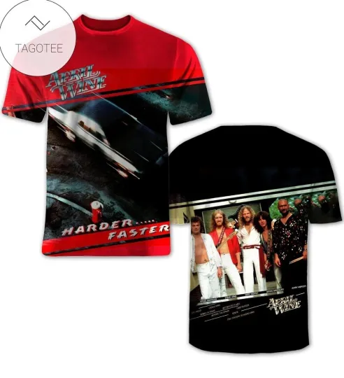 Discover April Wine Harder Faster Album Cover T-shirt