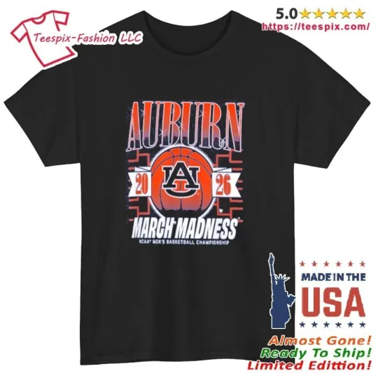 Discover AUBURN 2026 March Madness Ncaa Men’s Basketball Championship Shirt