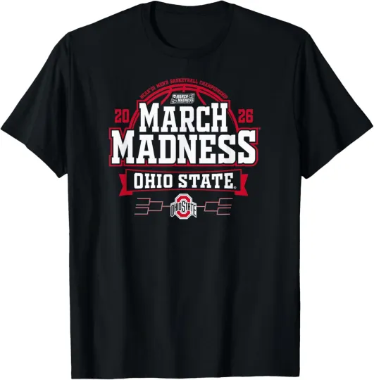 Discover Ohio State Buckeyes March Madness 2026 Men's Basketball T-Shirt