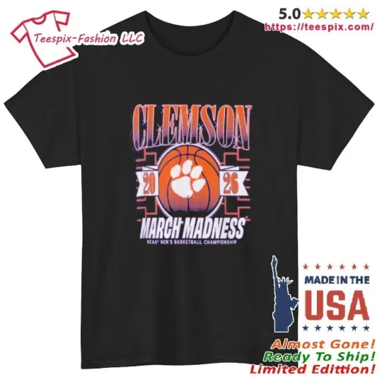 Discover CLEMSON 2026 March Madness Ncaa Men’s Basketball Championship Shirt