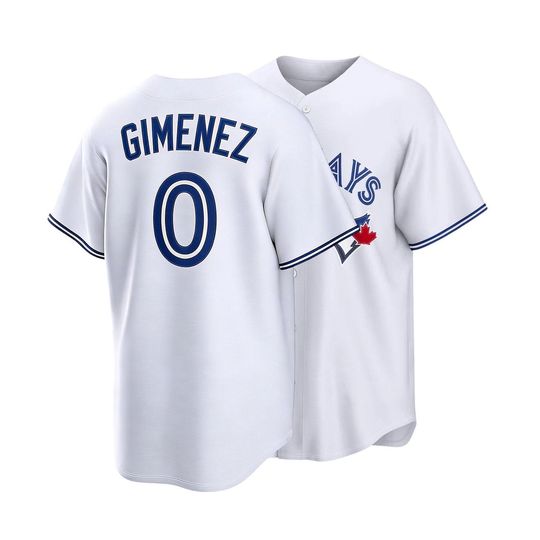 Discover Andres Gimenez Toronto Baseball Jersey,White Home Replica Shirt,Man/Youth size,Custom Jersey