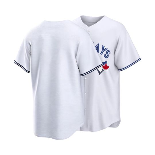 Discover Toronto Baseball Jersey,White Home Replica Shirt,Man/Youth size,Custom Jersey