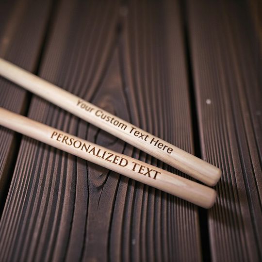 Personalized Drumsticks for Drummers and Musicians