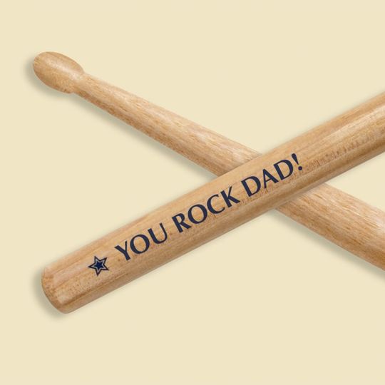 Personalized Wood Tip Drumsticks for Drummers