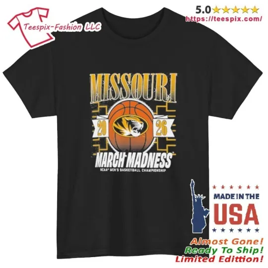 Discover MISSOURI 2026 March Madness Ncaa Men’s Basketball Championship Shirt