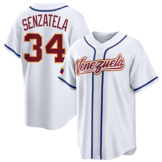 Discover Antonio Senzatela Venezuela Jersey,White ,Limited Shirt Man/Youth size,Custom Jersey