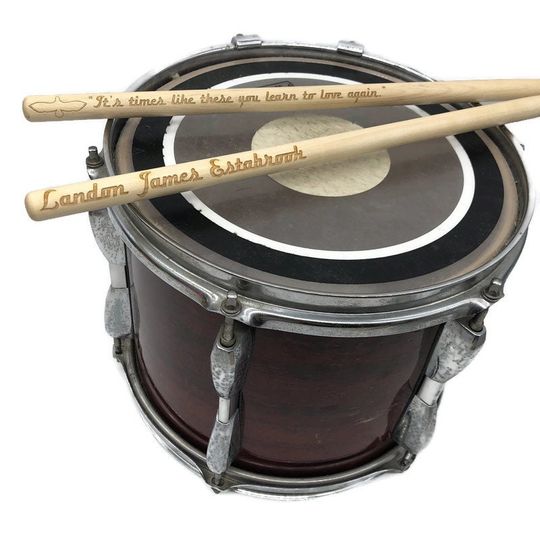 Personalized Engraved Drumsticks
