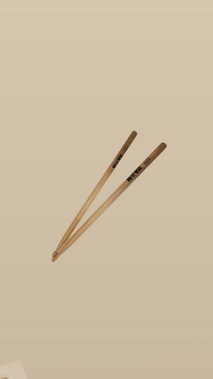 NOVA ROCK vintage drumsticks, in good condition