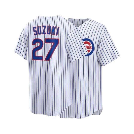 Discover Seiya Suzuki Chicago Baseball Jersey,White Home Replica Stitched Shirt Man/Youth size,Custom Jersey
