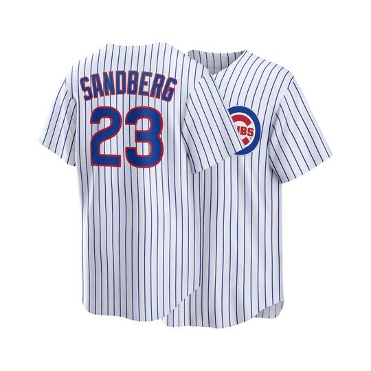 Discover Ryne Sandberg Chicago Baseball Jersey,White Home Replica Stitched Shirt Man/Youth size,Custom Jersey