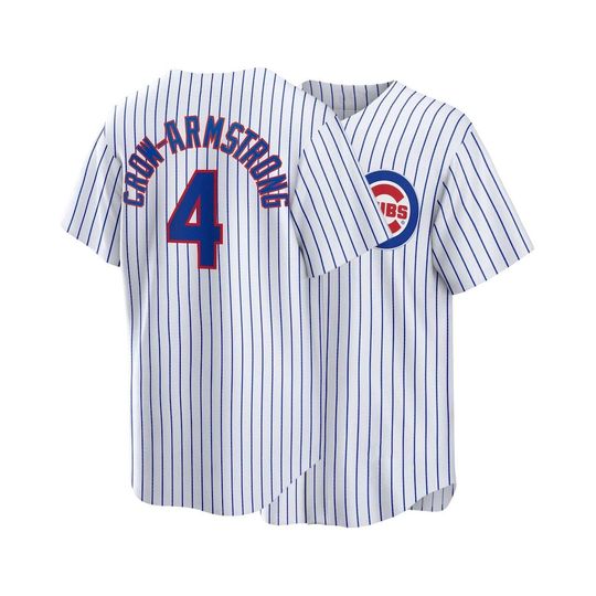 Discover Pete Crow-Armstrong Chicago Baseball Jersey,White Home Replica Stitched Shirt Man/Youth size,Custom Jersey