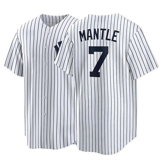 Discover Mickey Mantle New York Baseball Jersey,White Home Limited Player Stitched Shirt Man/Youth size,Custom Jersey