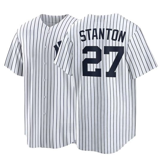 Discover Giancarlo Stanton New York Baseball Jersey,White Home Limited Player Stitched Shirt Man/Youth size,Custom Jersey