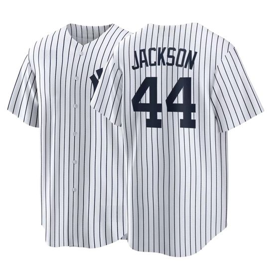 Discover Reggie Jackson New York Baseball Jersey,White Home Limited Player Stitched Shirt Man/Youth size,Custom Jersey