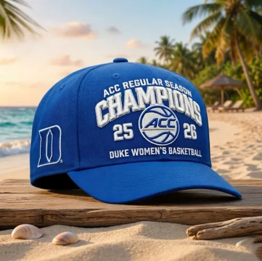 Discover PRINTED Duke Blue Devils Basketball Acc Regular Season Champions 2026 Hat Cap