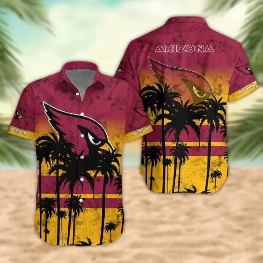 Discover Arizonna Cardinals Desert Sunset Hawaiian, Gift For Fans, Gift For Friends