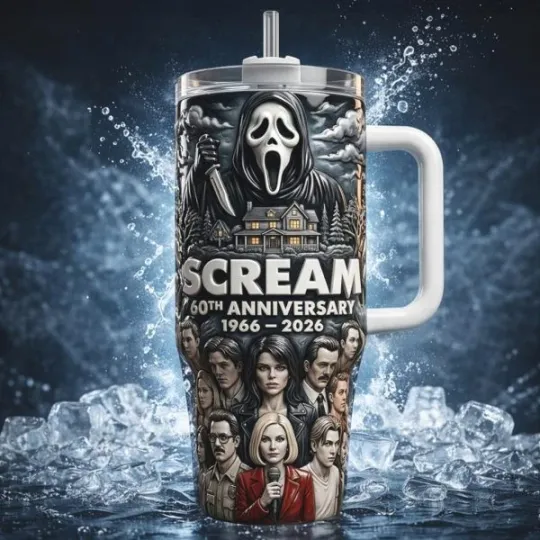 Discover Scream  Movie 60th Anniversary 1966 2026 tumbler