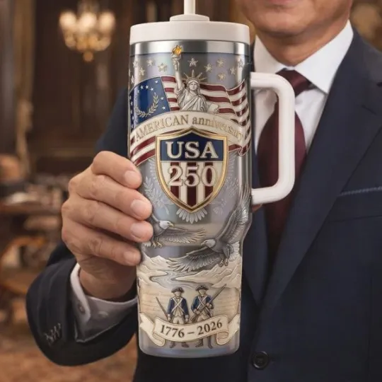 Discover USA 250th Anniversary 1776 2026 Limited  Tumbler