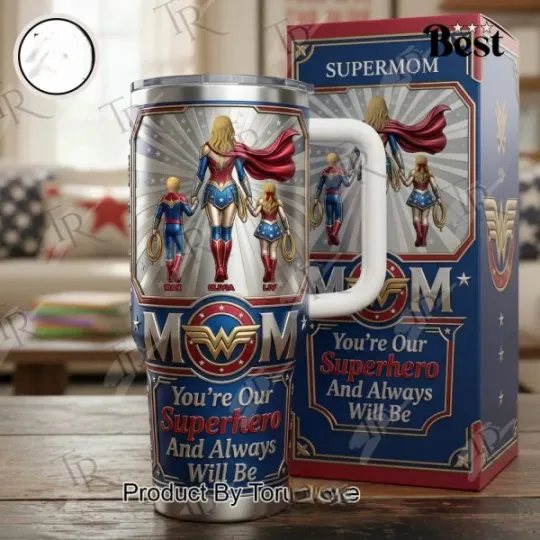 Discover Wonder Woman “Super Mom” 2026 40oz Tumbler