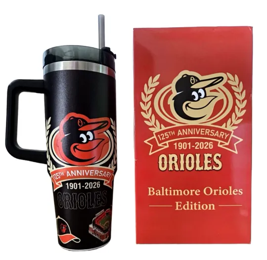 Discover Baltimore Orioless Travel Mug Handle Tumbler 40oz