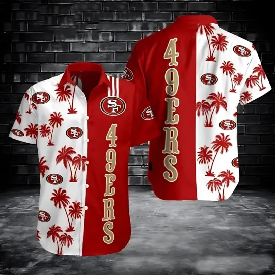 Discover San Francisco 49ers Tropical Touchdown Hawaiian, Gift For Fans, Gift For Friends