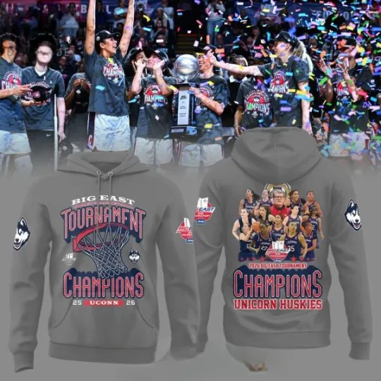 Discover UConn Champions 2026 Blue Hoodie