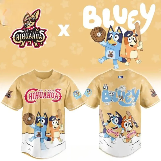 Chihuahuas x BlueyDad And Bingo Night 2026 Baseball Jersey