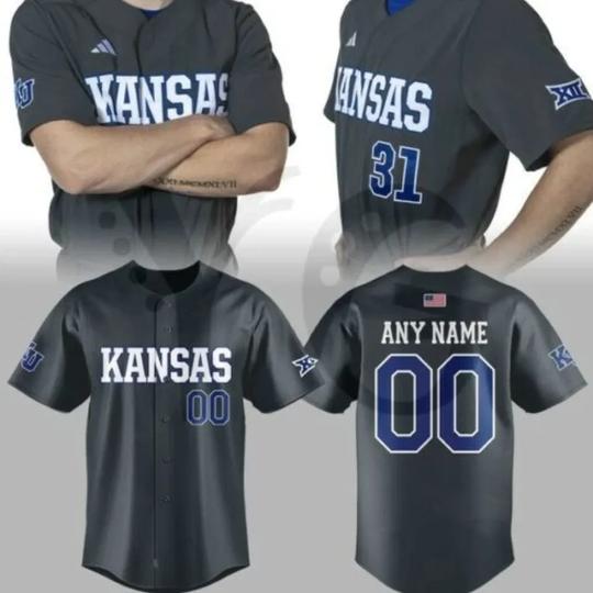 Discover Kansas  2026 Uniform Personalized Baseball Jersey