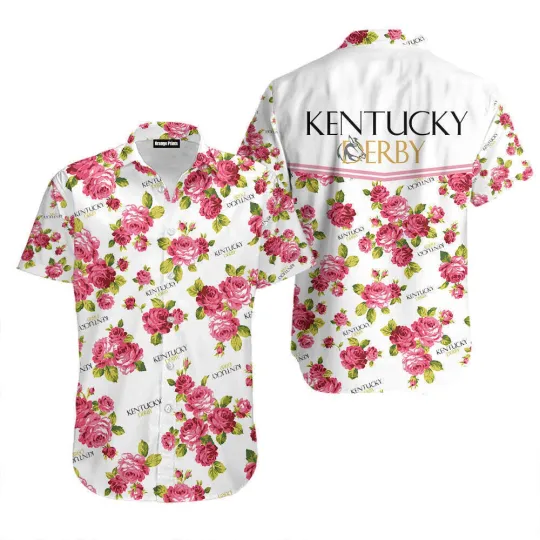 Kentucky Derby Rose Flower Horse White Hawaiian12
