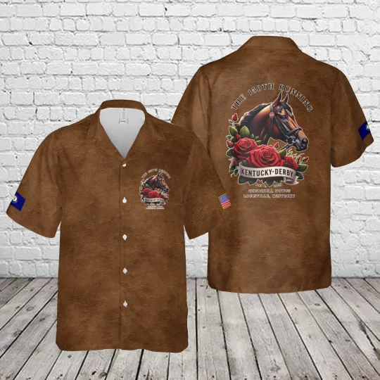 Discover Kentucky Derby 150th Anniversary Hawaiian Shirt