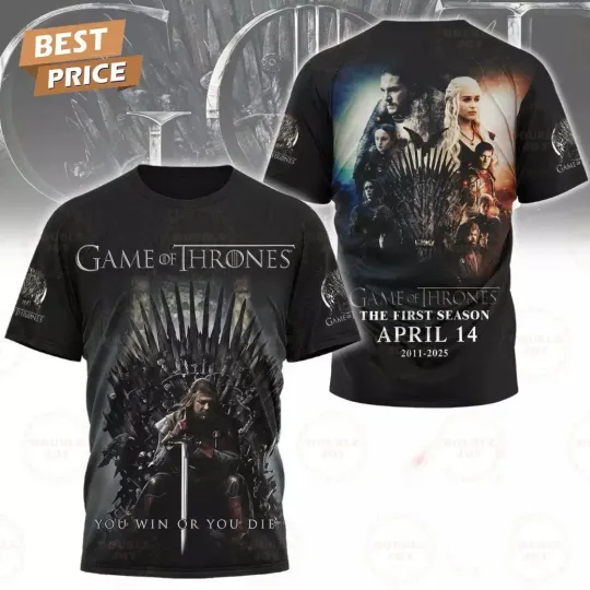 Discover Game Of Thrones 3D T-Shirt