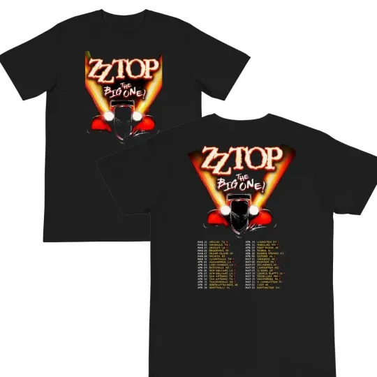 Discover ZZ Top The Big One Tour 2026 T shirt