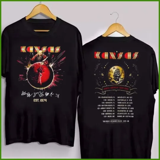 Discover Kansas North America Tour 2026 shirt Reprint Gildan Cotton Gift Fan